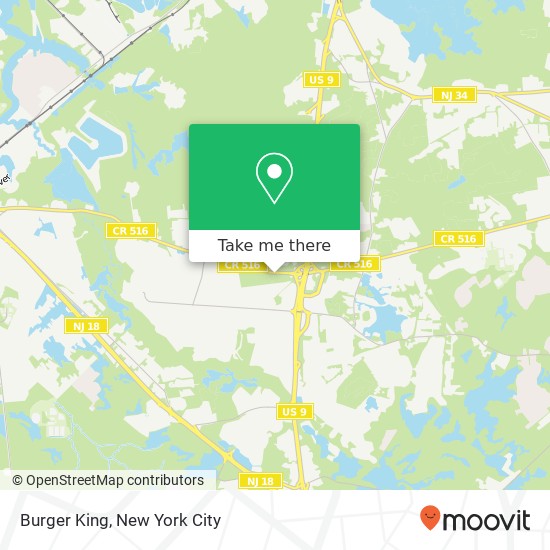 Burger King map