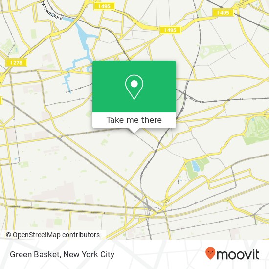 Mapa de Green Basket