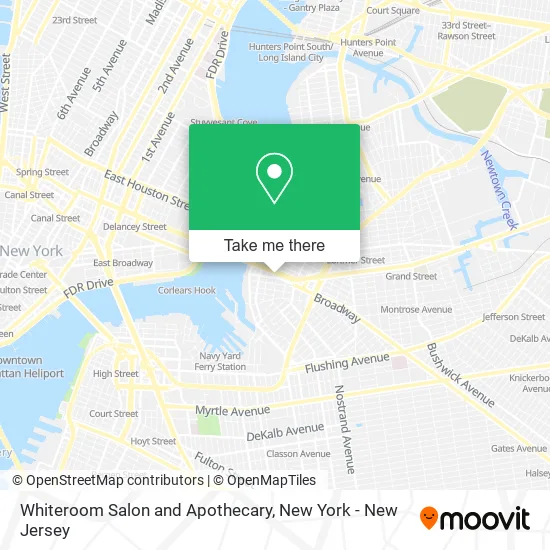 Whiteroom Salon and Apothecary map