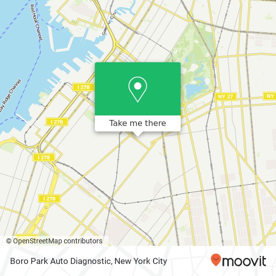 Boro Park Auto Diagnostic map