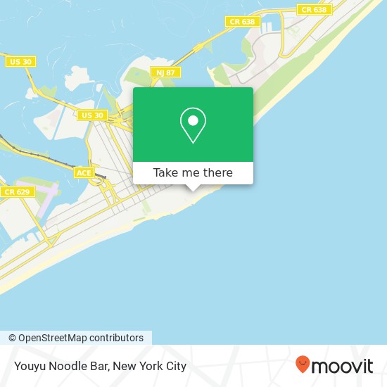 Mapa de Youyu Noodle Bar
