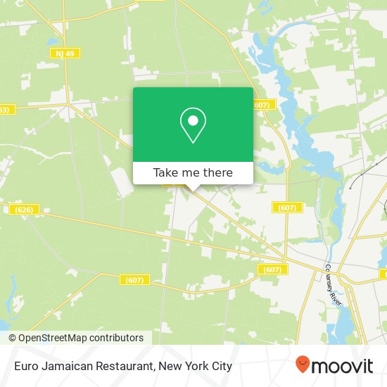 Euro Jamaican Restaurant map