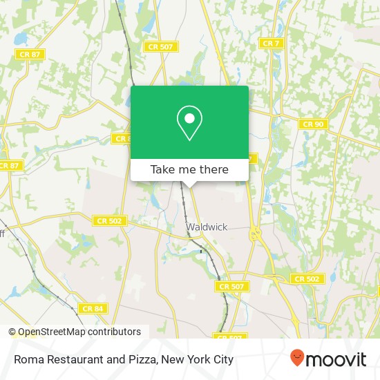 Mapa de Roma Restaurant and Pizza