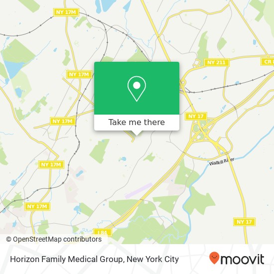 Mapa de Horizon Family Medical Group