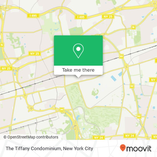 Mapa de The Tiffany Condominium