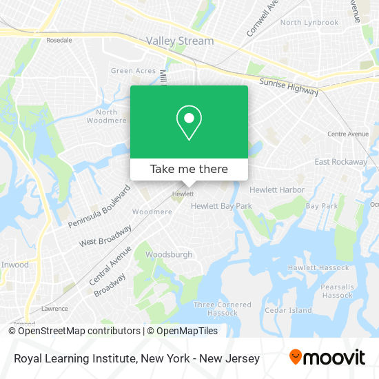 Royal Learning Institute map