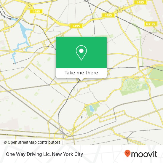 One Way Driving Llc map