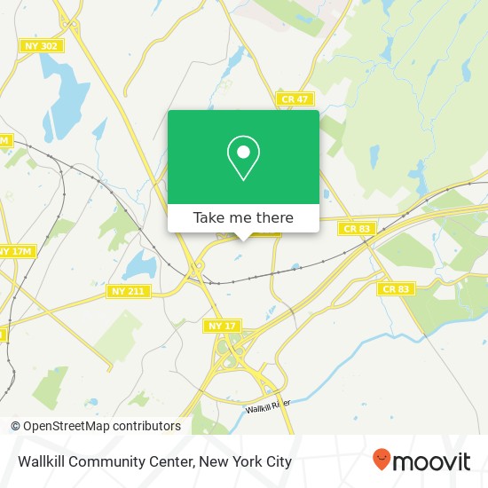 Mapa de Wallkill Community Center