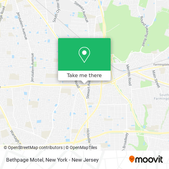 Bethpage Motel map