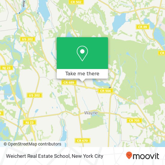 Weichert Real Estate School map