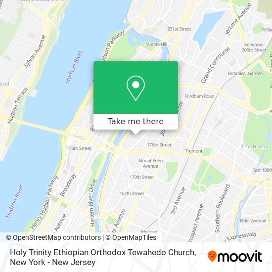 Holy Trinity Ethiopian Orthodox Tewahedo Church map