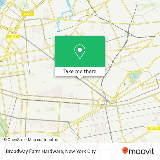 Mapa de Broadway Farm Hardware