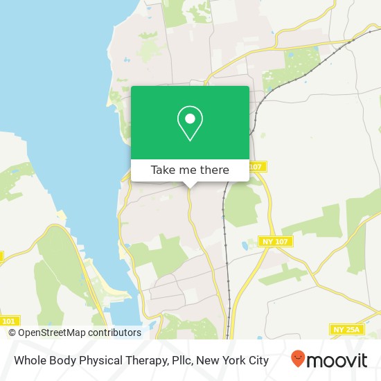 Whole Body Physical Therapy, Pllc map