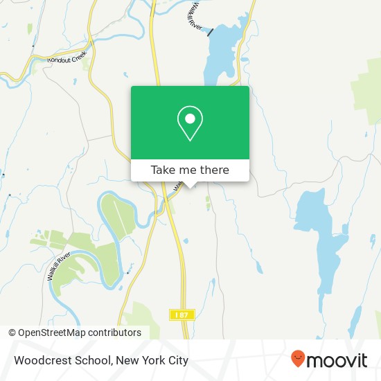 Mapa de Woodcrest School