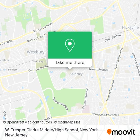 Mapa de W. Tresper Clarke Middle / High School