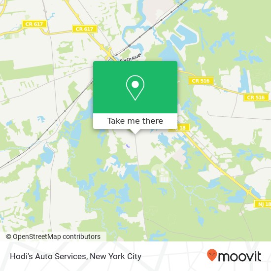 Hodi's Auto Services map