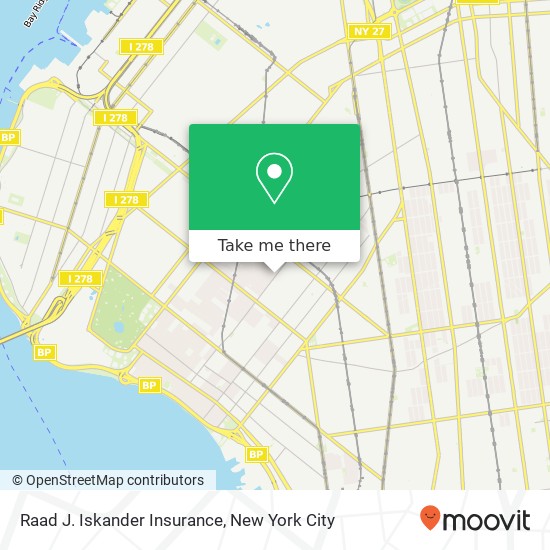 Raad J. Iskander Insurance map