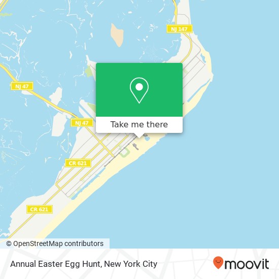 Annual Easter Egg Hunt map