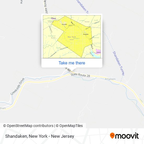 Shandaken map