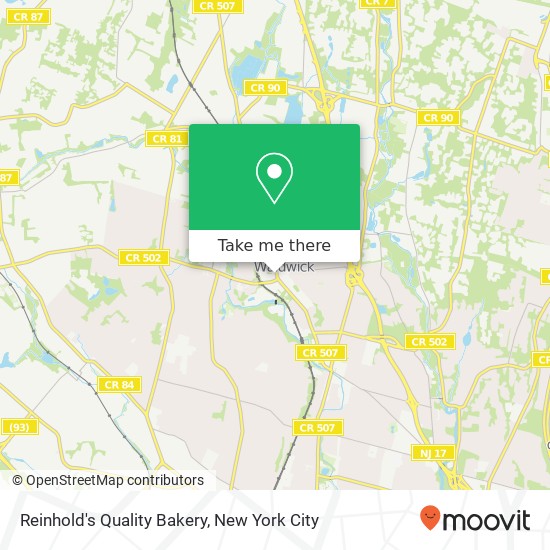 Reinhold's Quality Bakery map