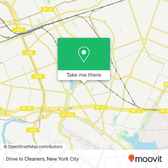 Drive In Cleaners map