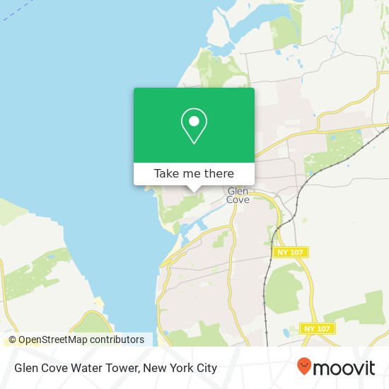 Mapa de Glen Cove Water Tower