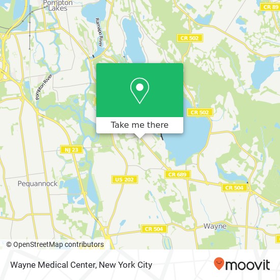 Wayne Medical Center map