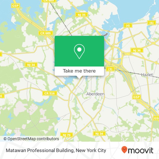 Matawan Professional Building map