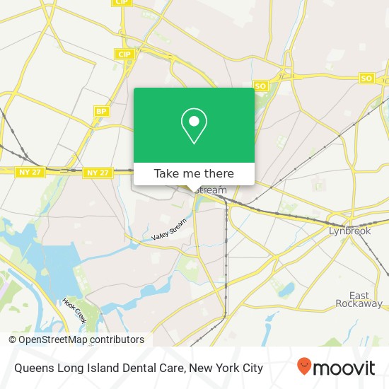 Mapa de Queens Long Island Dental Care