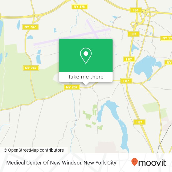 Medical Center Of New Windsor map