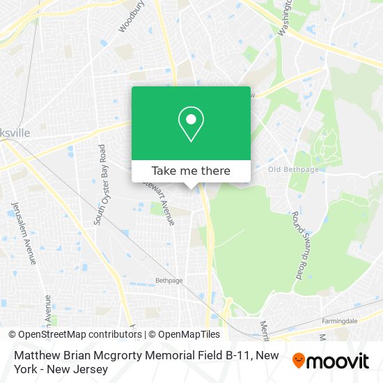 Mapa de Matthew Brian Mcgrorty Memorial Field B-11