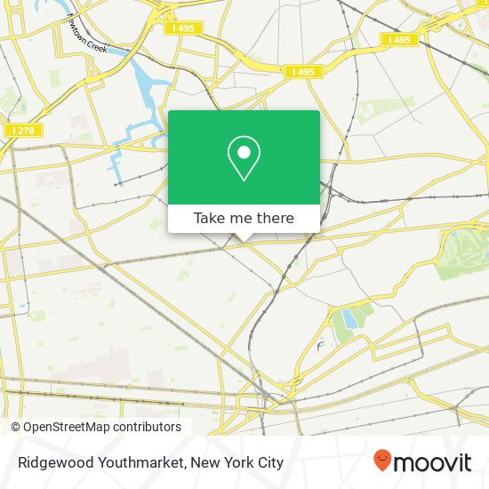 Mapa de Ridgewood Youthmarket