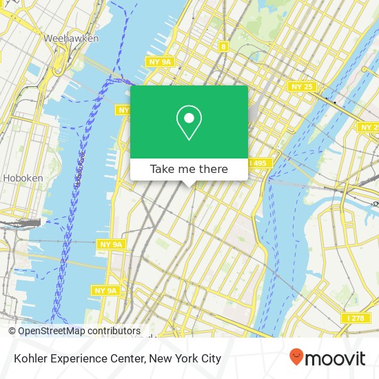 Mapa de Kohler Experience Center