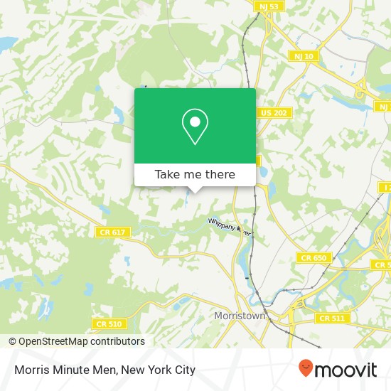 Morris Minute Men map