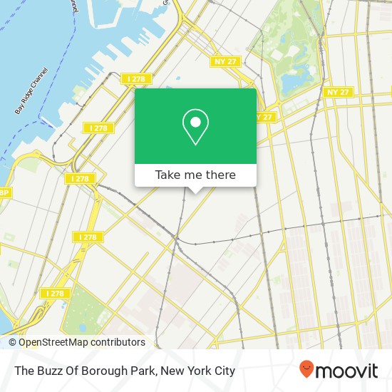Mapa de The Buzz Of Borough Park