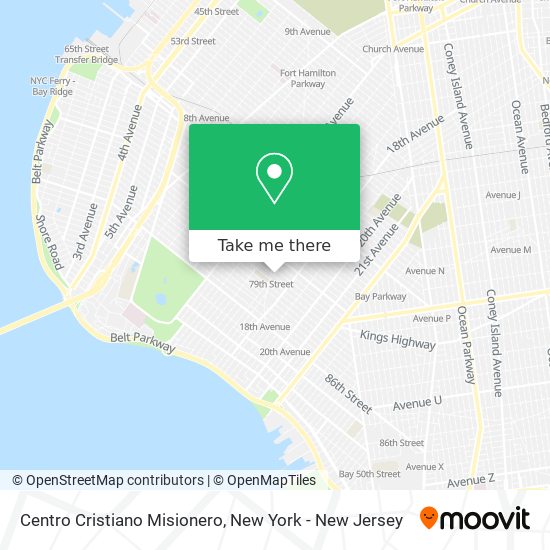 Centro Cristiano Misionero map