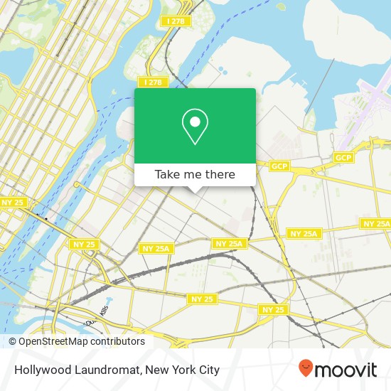 Mapa de Hollywood Laundromat