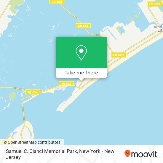Mapa de Samuel C. Cianci Memorial Park