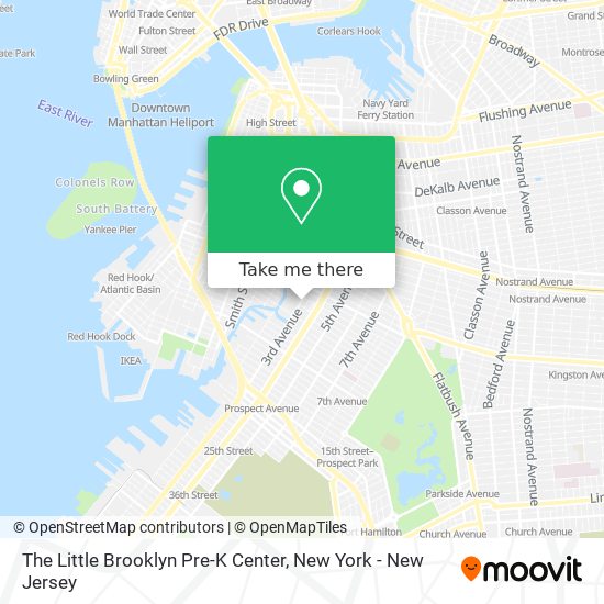 The Little Brooklyn Pre-K Center map