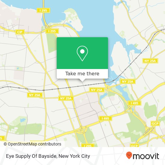 Eye Supply Of Bayside map
