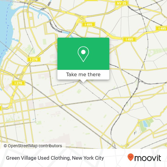 Green Village Used Clothing map