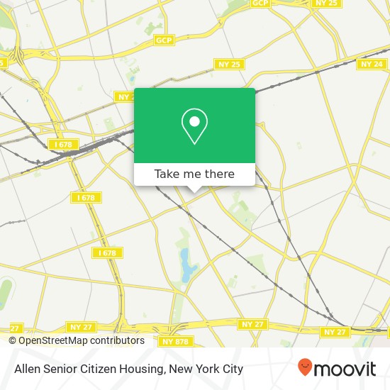 Mapa de Allen Senior Citizen Housing