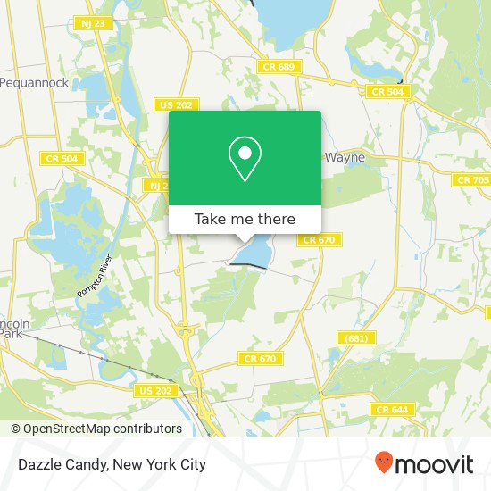 Dazzle Candy map