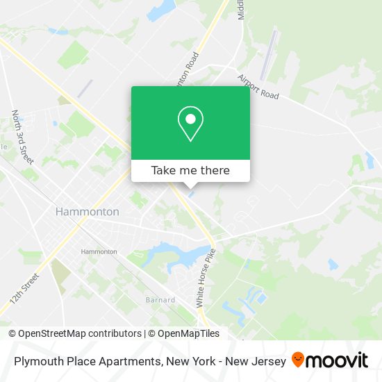 Plymouth Place Apartments map