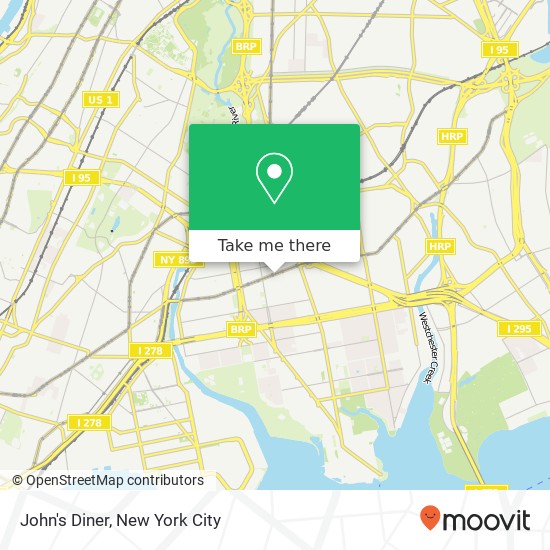 Mapa de John's Diner