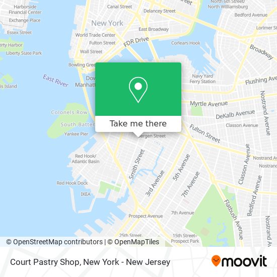 Court Pastry Shop map