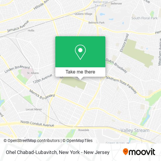 Mapa de Ohel Chabad-Lubavitch