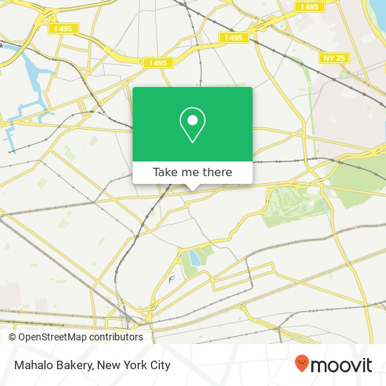 Mahalo Bakery map