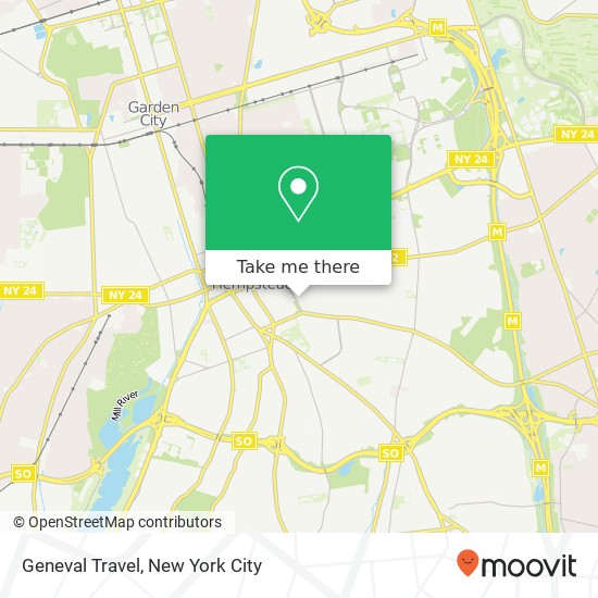 Geneval Travel map