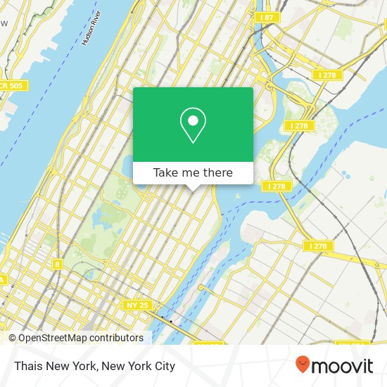 Thais New York map